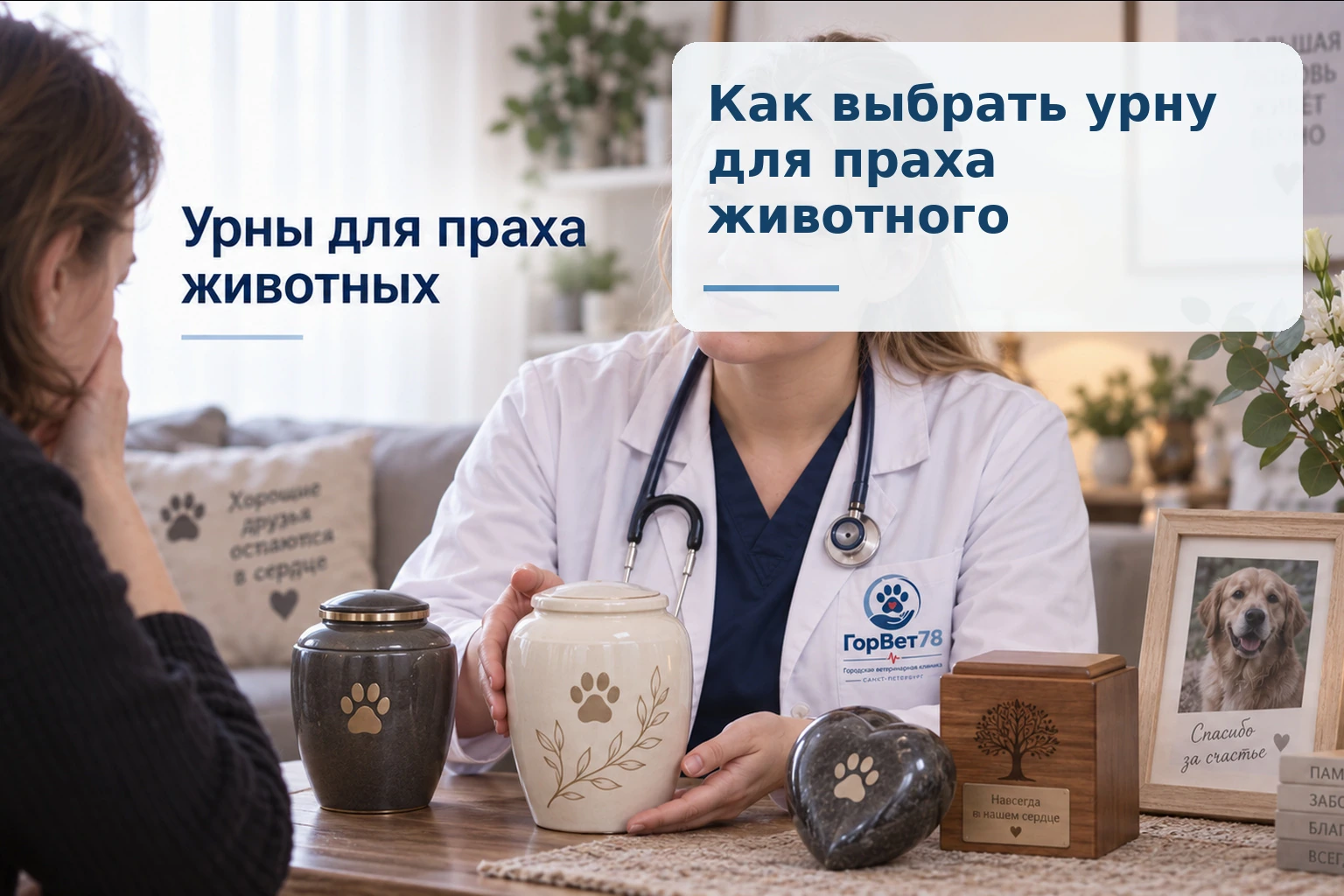 Как выбрать урну для праха животного