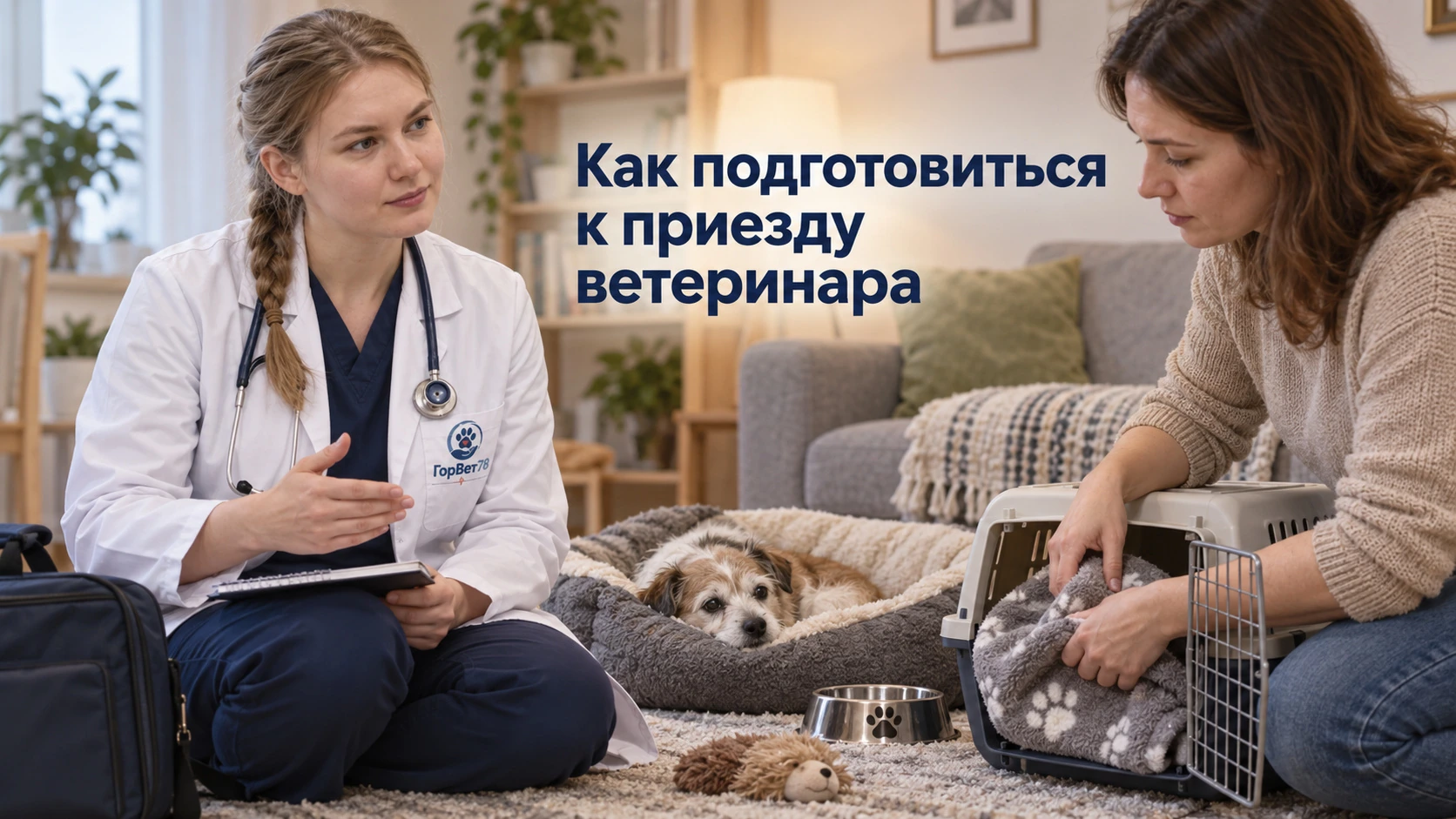 Как подготовиться к приезду ветеринара