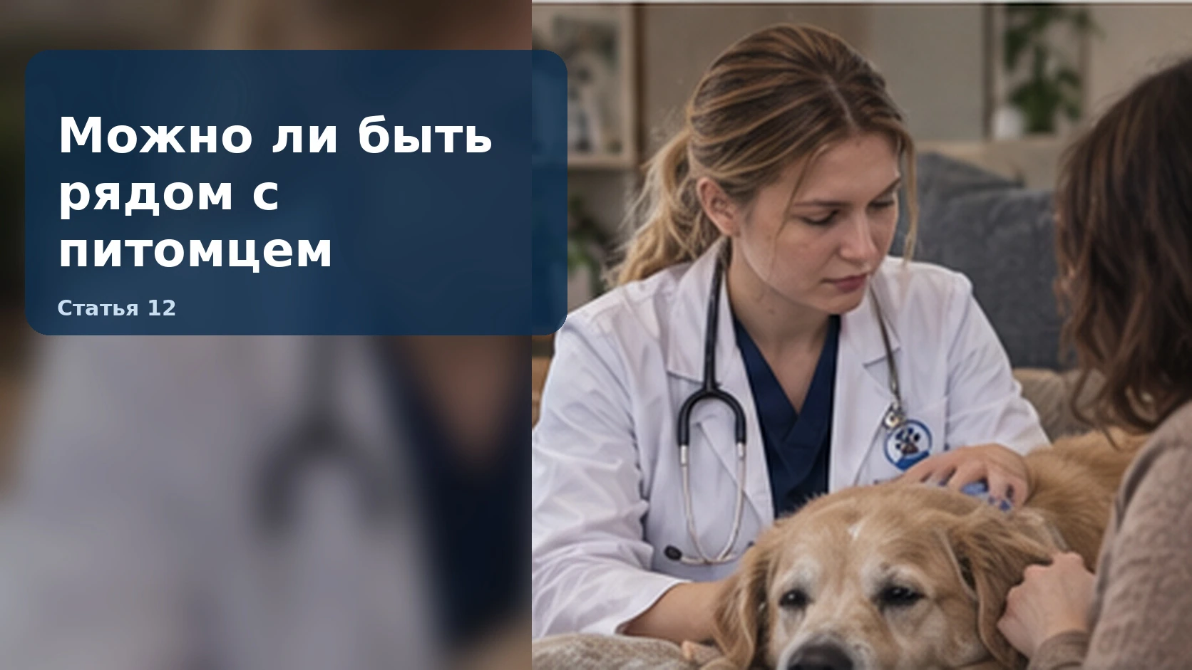 Можно ли быть рядом с питомцем