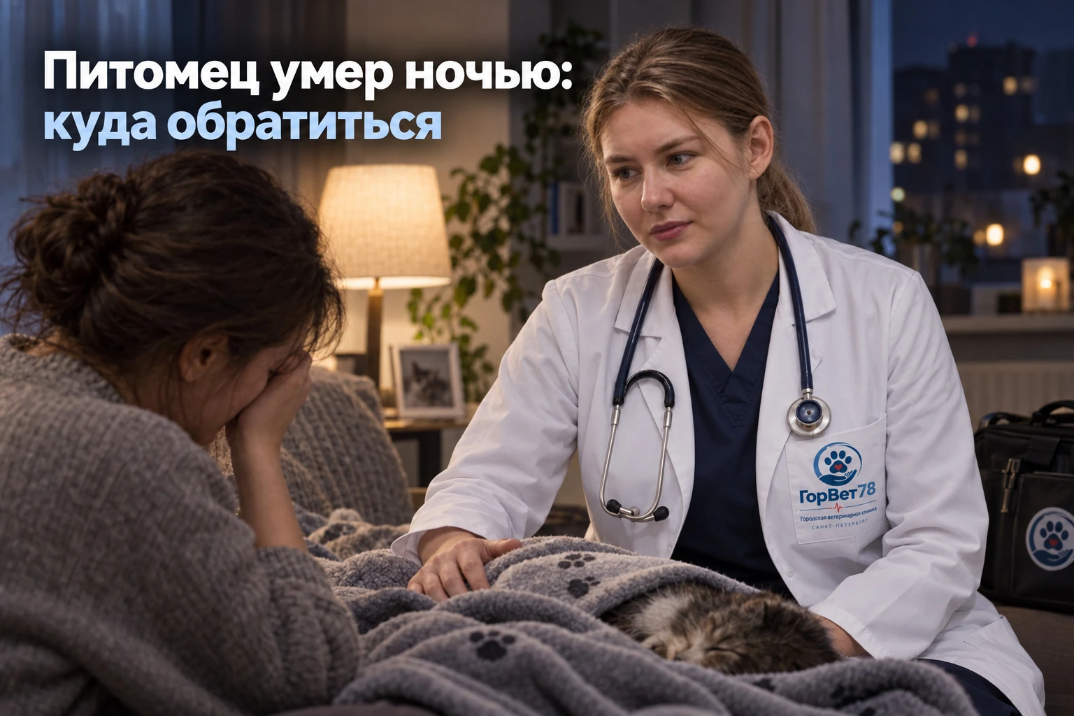Питомец умер ночью: куда обратиться